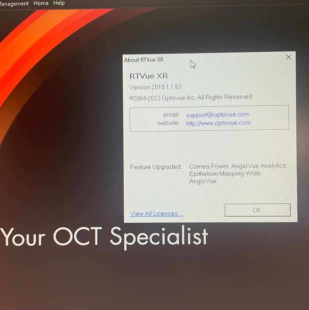 Optovue Avanti-Angiovue OCT
